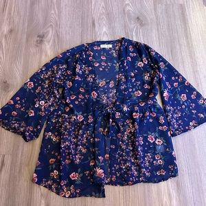 Very loose and flowy cardigan almost see through in great condition